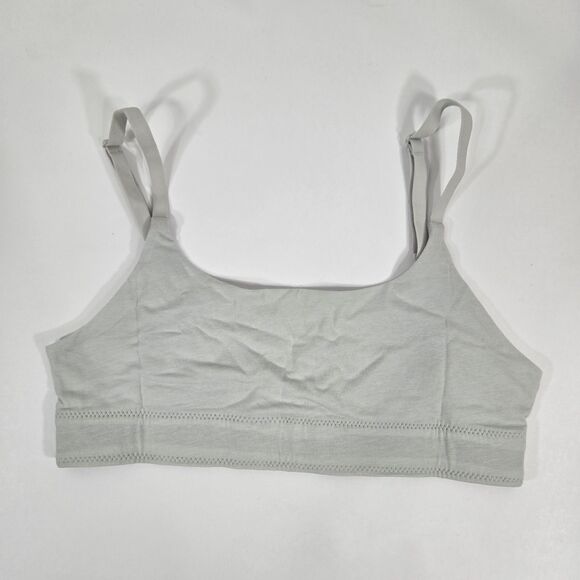 Allbirds Women's Size XL Light Grey Anytime Bralette Organic Cotton New - Picture 1 of 4